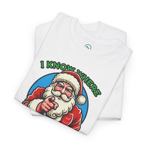 "I Know Where You Live" - Unisex Heavy Cotton T-Shirt