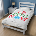 Le Tits Now - Let It Snow - Cozy Winter Throw Blanket