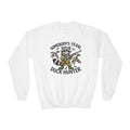 Somebody's Feral Duck Hunter - Youth Crewneck Sweatshirt