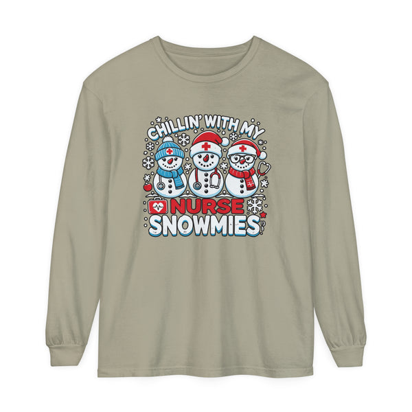 Nurse Snowmies - Long Sleeve Tee Shirt