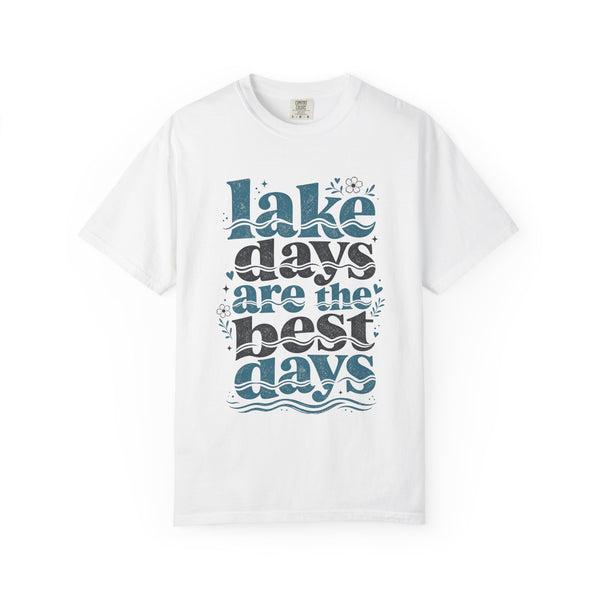 Lake Days Best Days - Comfort Colors Tee