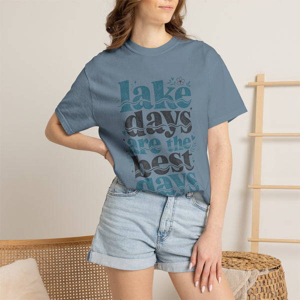 Lake Days Best Days - Comfort Colors Tee