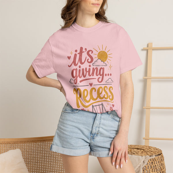 It's Giving Recess - Comfort Colors Tee