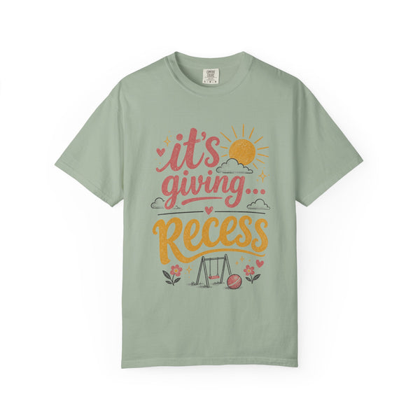 It's Giving Recess - Comfort Colors Tee
