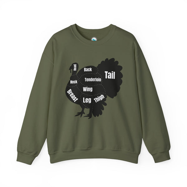 Turkey Parts - Crewneck Sweatshirt