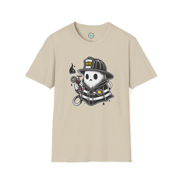 "Firefighter Boo" -  Softstyle T-Shirt