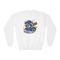 Somebody's Feral Baseball Kid - Youth Crewneck Sweatshirt