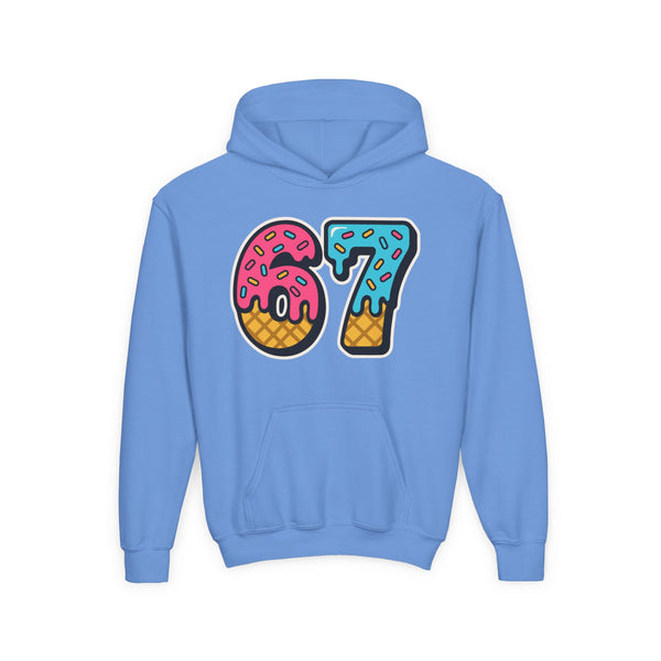 Six Seven Number Hoodie | Fun Youth Sweatshirt