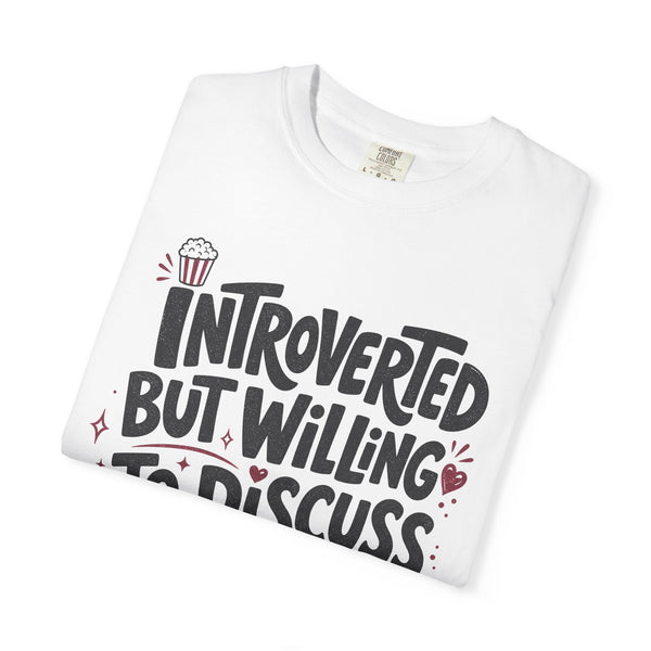 Willing to Discuss Snacks - Comfort Colors Tee