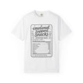 Emotional Support Snacks - Comfort Colors Tee