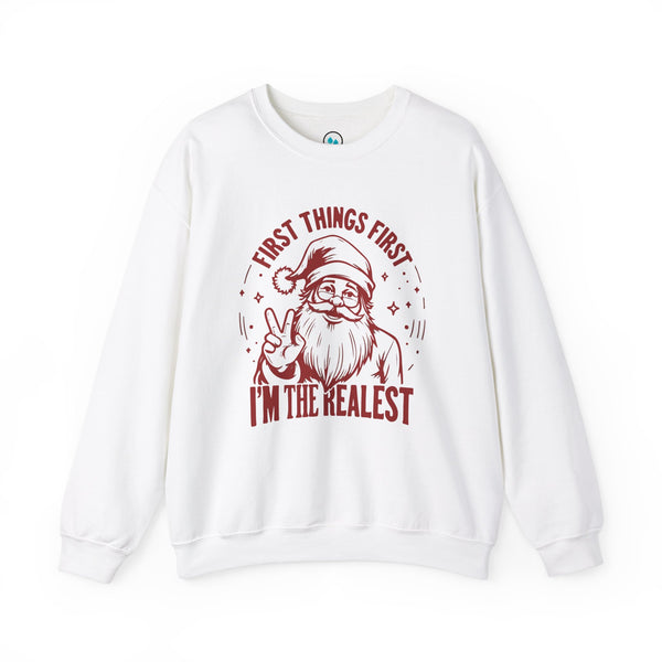 I'm The Realest - Cotton Crewneck Sweatshirt