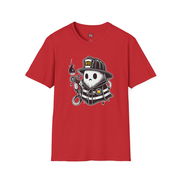 "Firefighter Boo" -  Softstyle T-Shirt