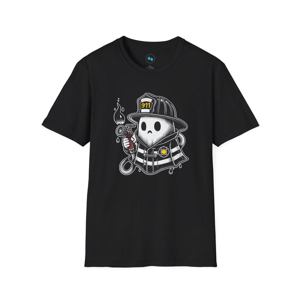 "Firefighter Boo" -  Softstyle T-Shirt