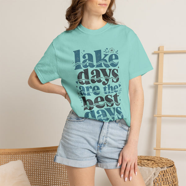 Lake Days Best Days - Comfort Colors Tee