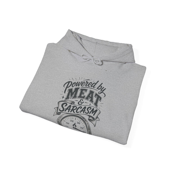 Powered by Meat & Sarcasm - Hoodie