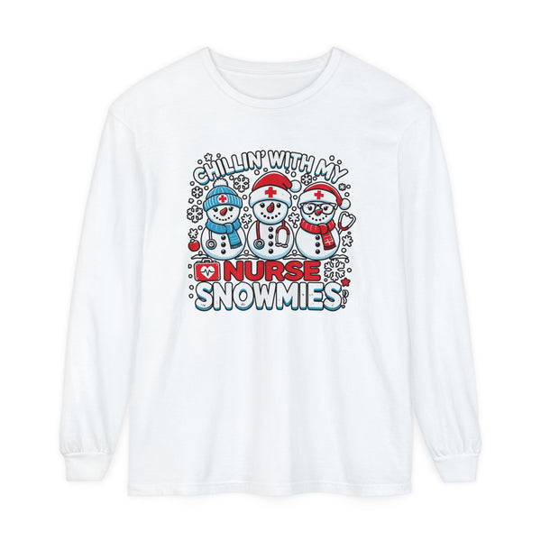 Nurse Snowmies - Long Sleeve Tee Shirt