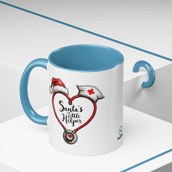 Santa's Little Helper - Coffee Mug - 11oz & 15oz | Holiday Gift for Nurses