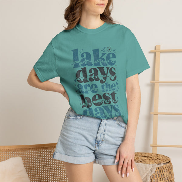 Lake Days Best Days - Comfort Colors Tee
