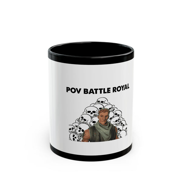 POV Battle Royal Black Mug - Cool Gamer Gift, Gaming Mug, Unique Coffee Cup, Funny Mug, Video Game Merchandise