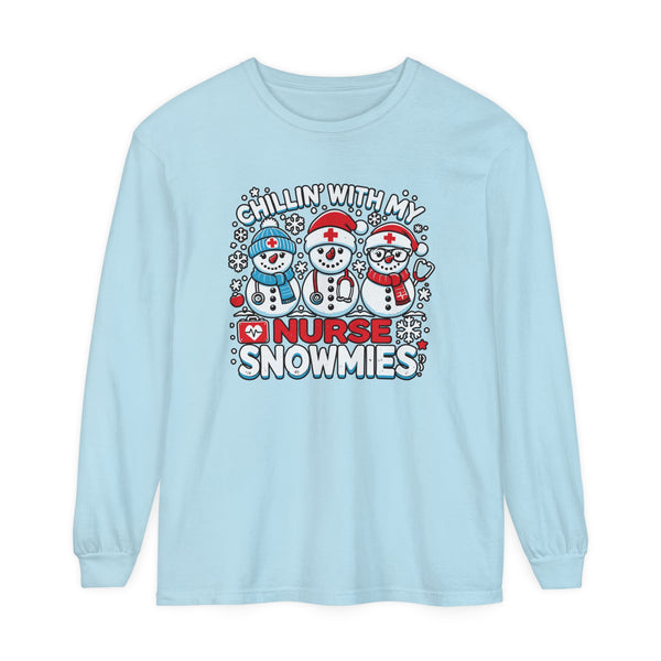 Nurse Snowmies - Long Sleeve Tee Shirt