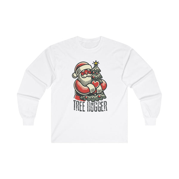 Tree Hugger Santa - Unisex Long Sleeve Tee