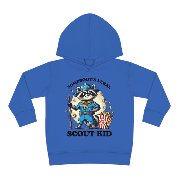 Somebody's Feral Scout Kid - Toddler Fleece Pullover Hoodie