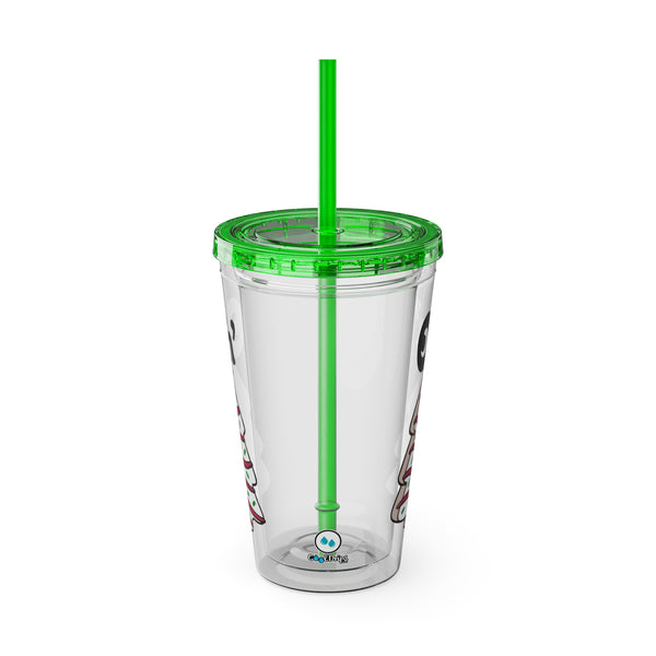 Oh' Christmas Tree - Sunsplash 16oz Tumbler with Straw