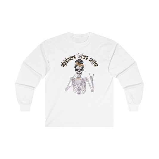 Nightmare Before Coffee - Long Sleeve Tee