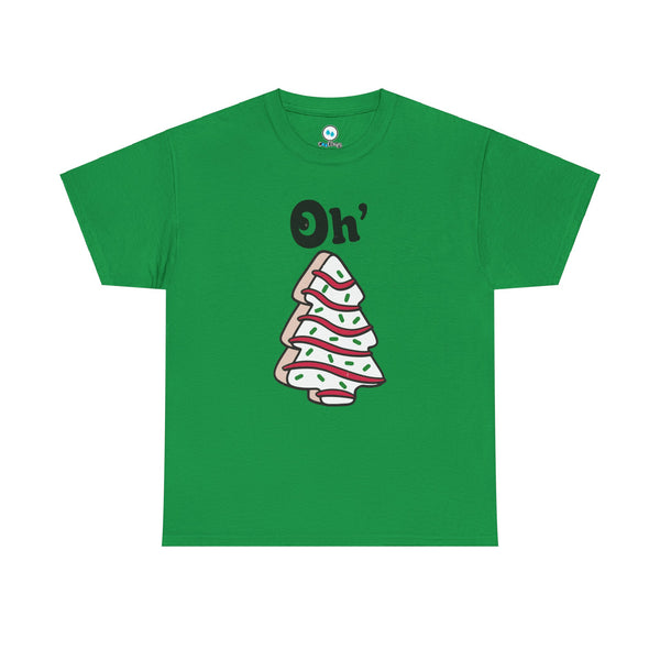 Oh' Christmas Tree - Unisex Heavy Cotton Tee