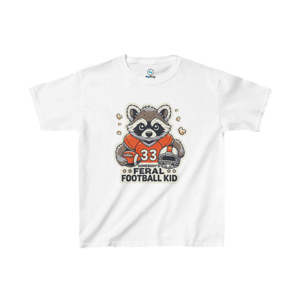 Somebody's Feral Football Kid - Kids Tee