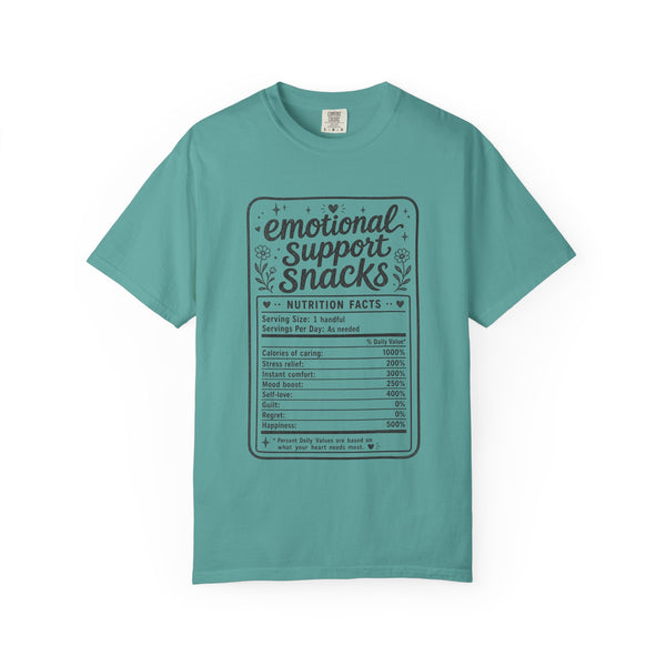 Emotional Support Snacks - Comfort Colors Tee