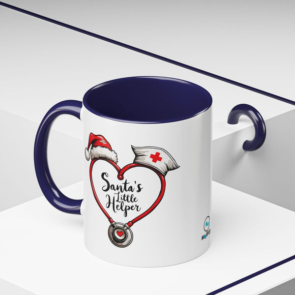 Santa's Little Helper - Coffee Mug - 11oz & 15oz | Holiday Gift for Nurses