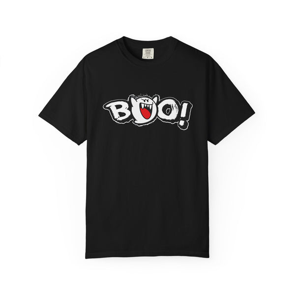 Boo! Fun Unisex Garment-Dyed T-Shirt for Halloween