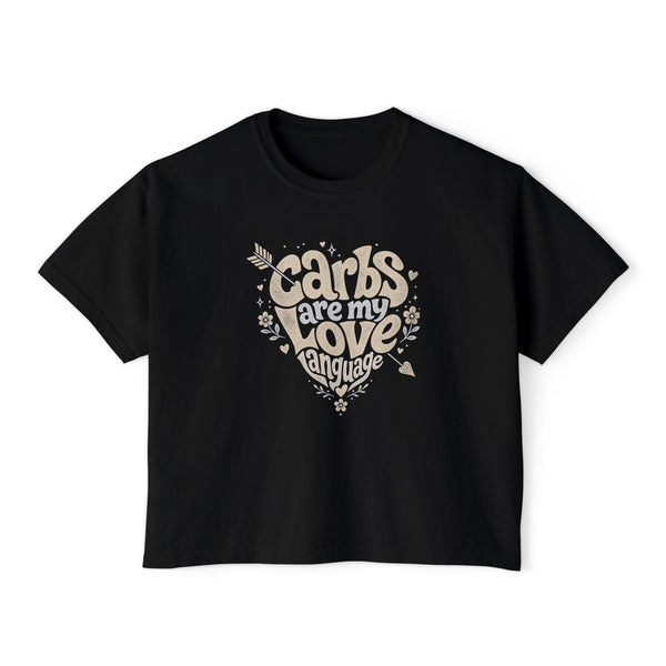 Carbs Are My Love Language - Womens Boxy Tee