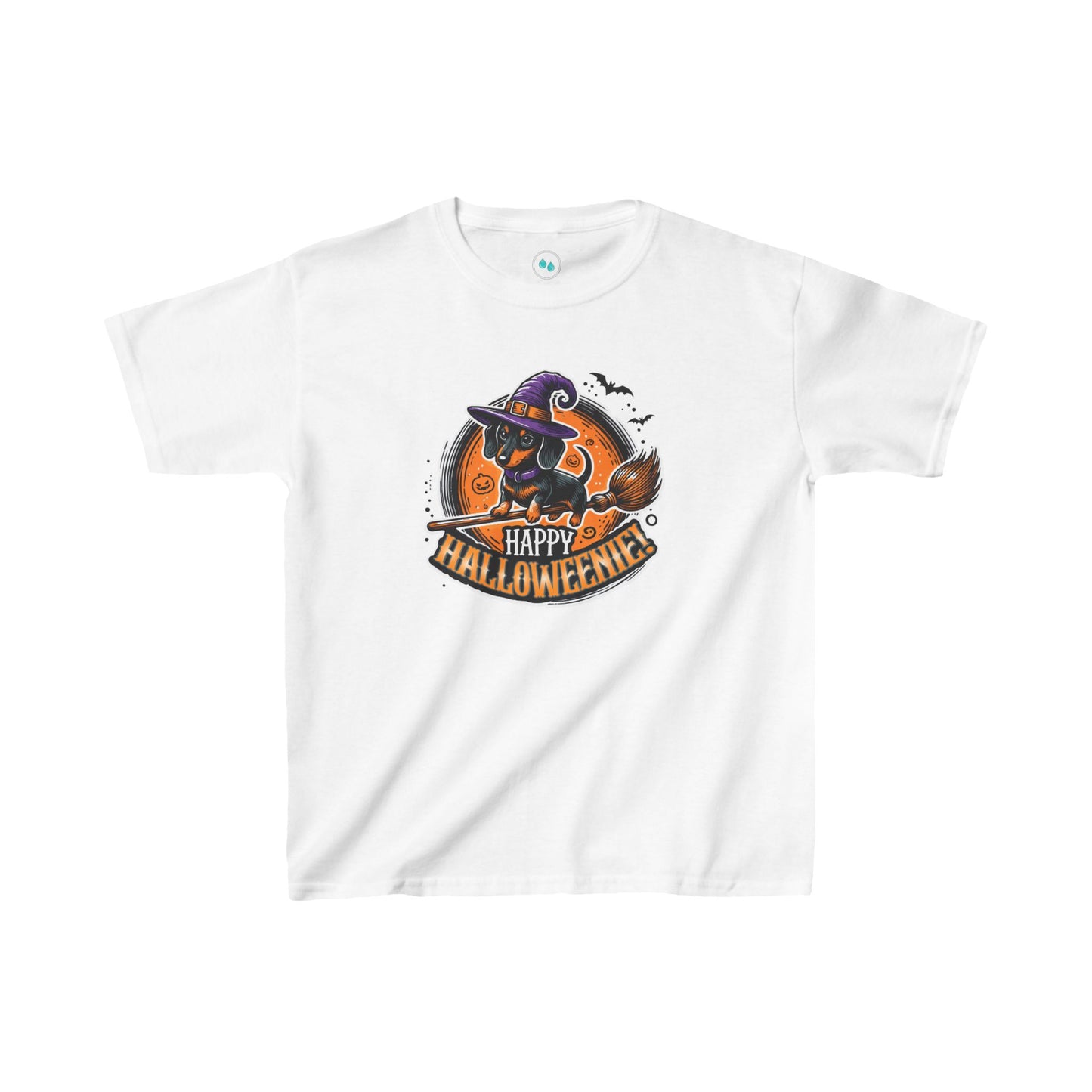 "Happy Halloweenie" - Kids Cotton Tee