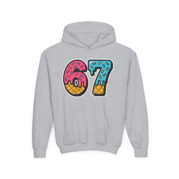Six Seven Number Hoodie | Fun Youth Sweatshirt