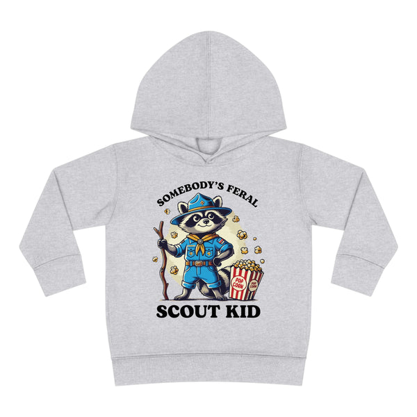 Somebody's Feral Scout Kid - Toddler Fleece Pullover Hoodie