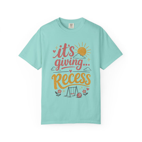It's Giving Recess - Comfort Colors Tee