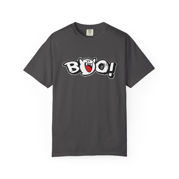 Boo! Fun Unisex Garment-Dyed T-Shirt for Halloween
