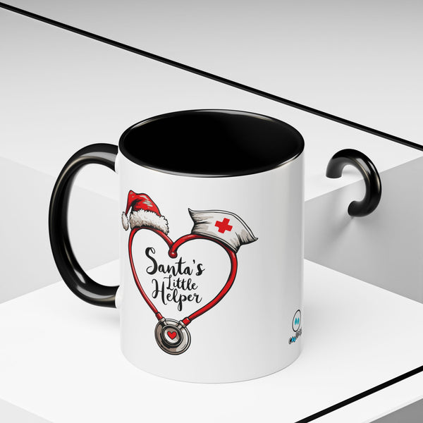 Santa's Little Helper - Coffee Mug - 11oz & 15oz | Holiday Gift for Nurses