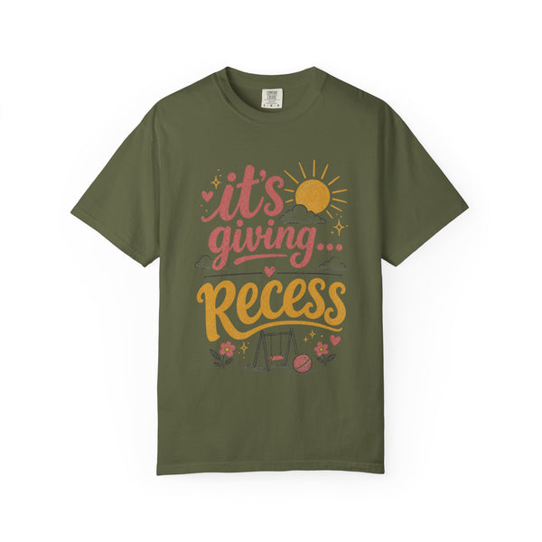 It's Giving Recess - Comfort Colors Tee