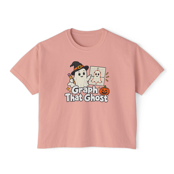 Graph That Ghost - Womens Boxy Tee