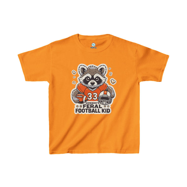 Somebody's Feral Football Kid - Kids Tee