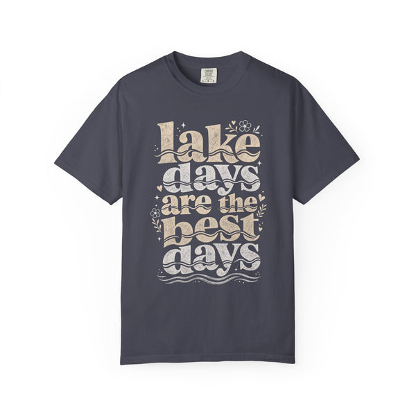 Lake Days Best Days - Comfort Colors Tee