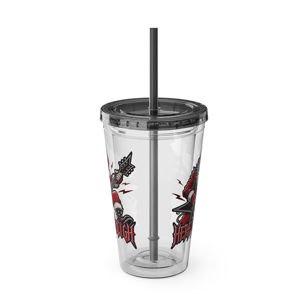 Here To Sleigh - Sunsplash 16oz Tumbler with Straw