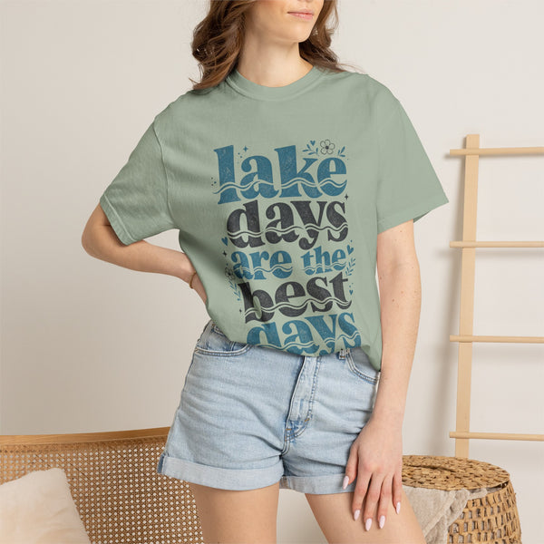 Lake Days Best Days - Comfort Colors Tee
