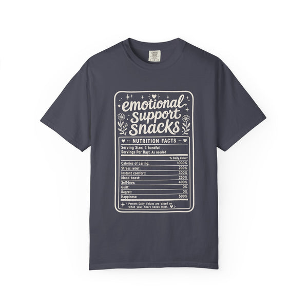 Emotional Support Snacks - Comfort Colors Tee