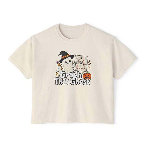Graph That Ghost - Womens Boxy Tee