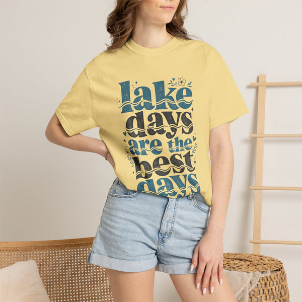 Lake Days Best Days - Comfort Colors Tee