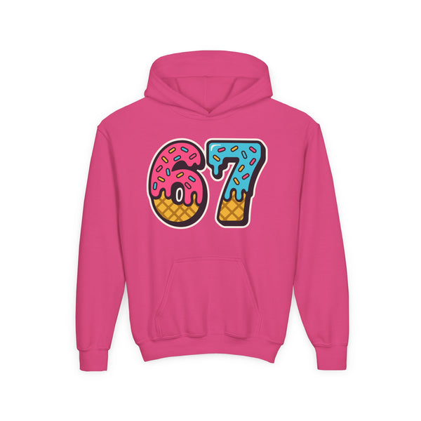 Six Seven Number Hoodie | Fun Youth Sweatshirt